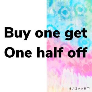 Buy One Get One Half Off